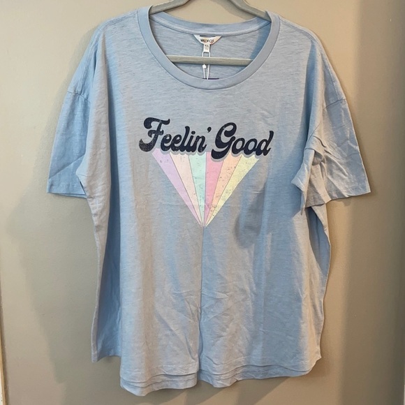 NWT Wildfox Feelin Good Graphic Tee XXL - Picture 1 of 5